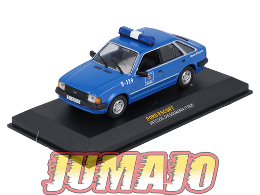 POS47 voiture 1/43 IXO altaya POLICE Espagne : FORD Escort Mossos d'esquadra 1982