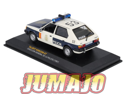 POS19 voiture 1/43 IXO altaya POLICE Espagne : TALBOT Horizon GT 1987