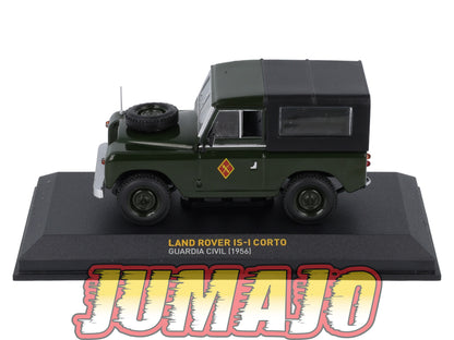 POS109 voiture 1/43 IXO altaya POLICE Espagne : LAND ROVER IS-I Corto 1956