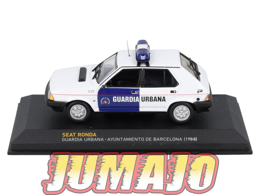 POS149 voiture 1/43 IXO altaya POLICE Espagne : SEAT RONDA GUARDIA URBANA 1984
