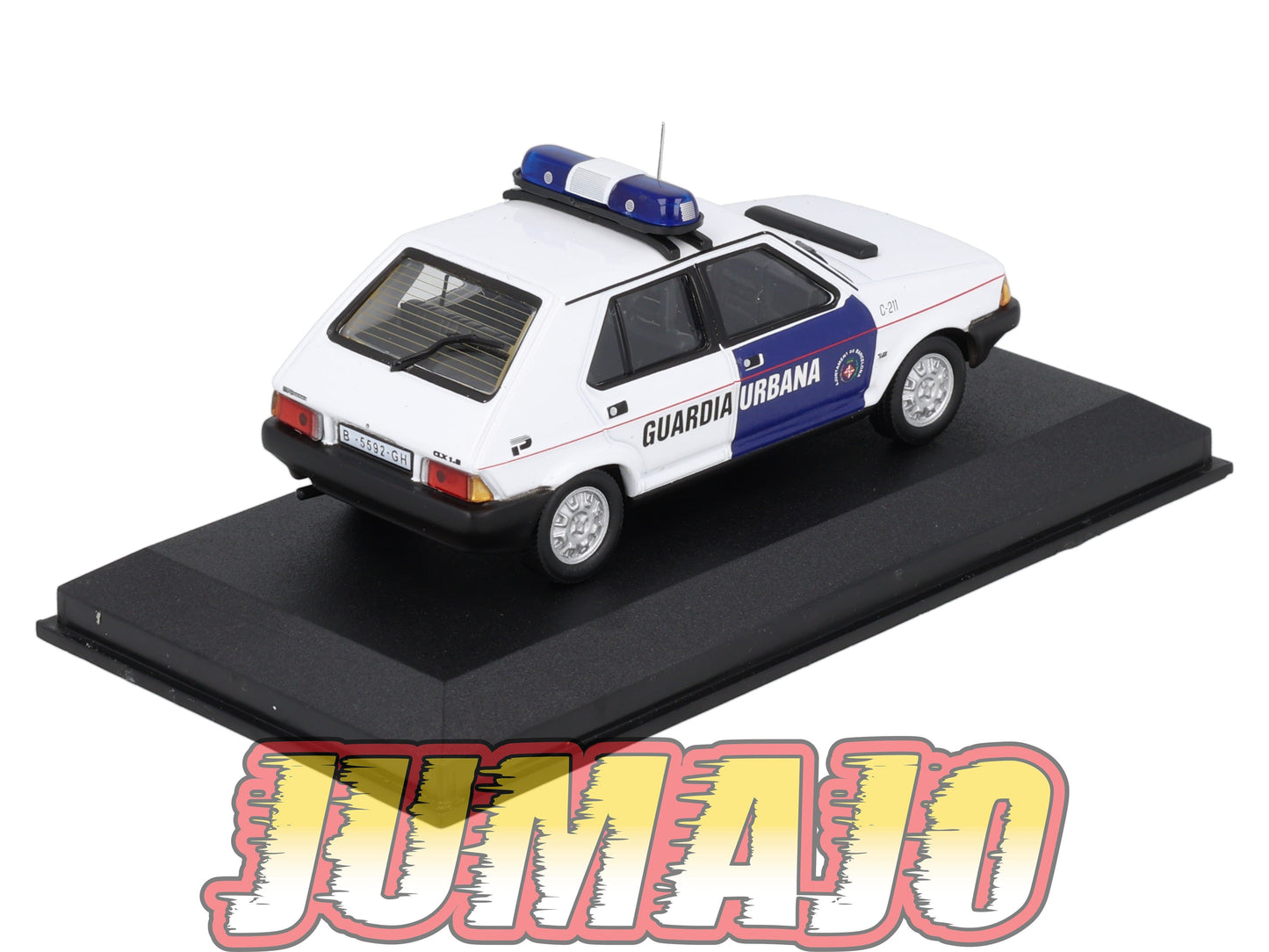 POS149 voiture 1/43 IXO altaya POLICE Espagne : SEAT RONDA GUARDIA URBANA 1984