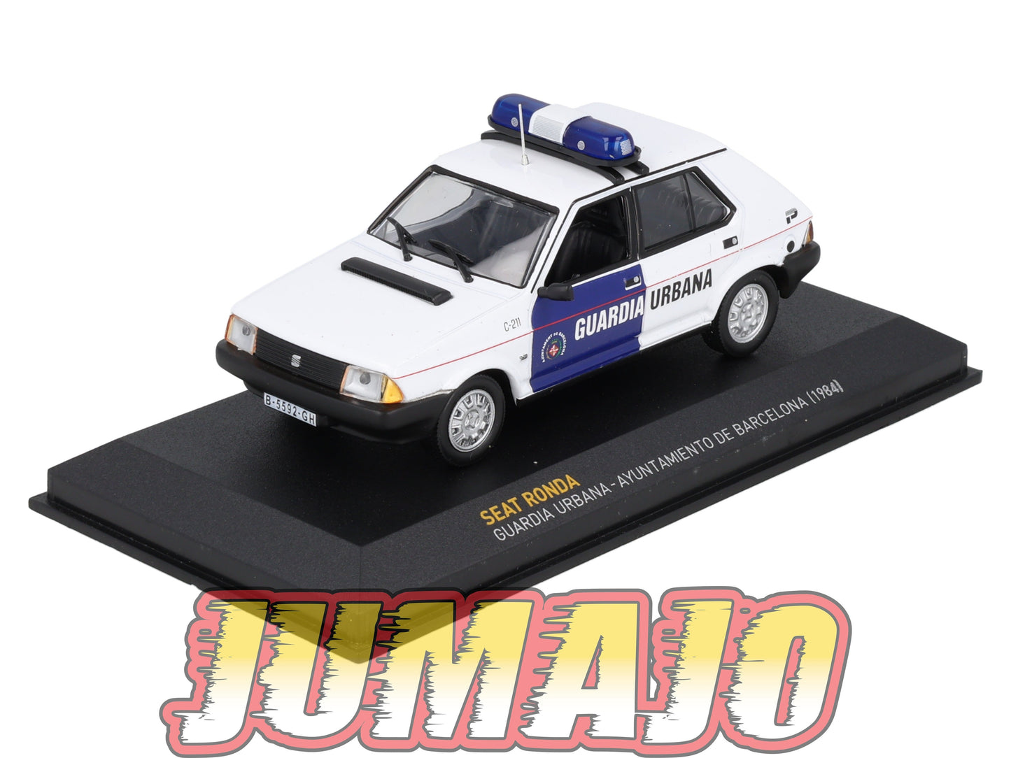 POS149 voiture 1/43 IXO altaya POLICE Espagne : SEAT RONDA GUARDIA URBANA 1984