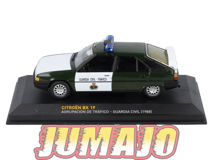 POS18 voiture 1/43 IXO altaya POLICE Espagne : CITROEN BX 19 1988