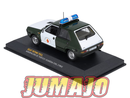 POS29 voiture 1/43 IXO altaya POLICE Espagne : SEAT Ritmo 75CL 1984