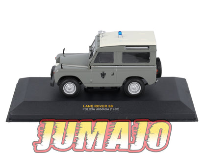 POS401 voiture 1/43 IXO altaya POLICE Espagne : LAND ROVER 88 1960 Armada