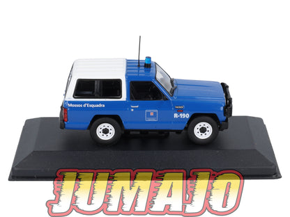 POS402 voiture 1/43 IXO altaya POLICE Espagne : NISSAN Patrol 1988 Mossosn d'esquadra