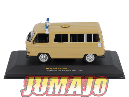 POS405 voiture 1/43 IXO altaya POLICE Espagne MERCEDES N1300 POLICÍA 1980