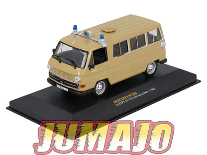 POS405 voiture 1/43 IXO altaya POLICE Espagne MERCEDES N1300 POLICÍA 1980