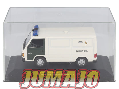 POS406 voiture 1/43 IXO altaya POLICE Espagne MERCEDES MB140 GUARDIA CIVIL 1990