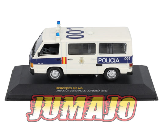 POS407 voiture 1/43 IXO altaya POLICE Espagne MERCEDES MB140 POLICÍA 1987