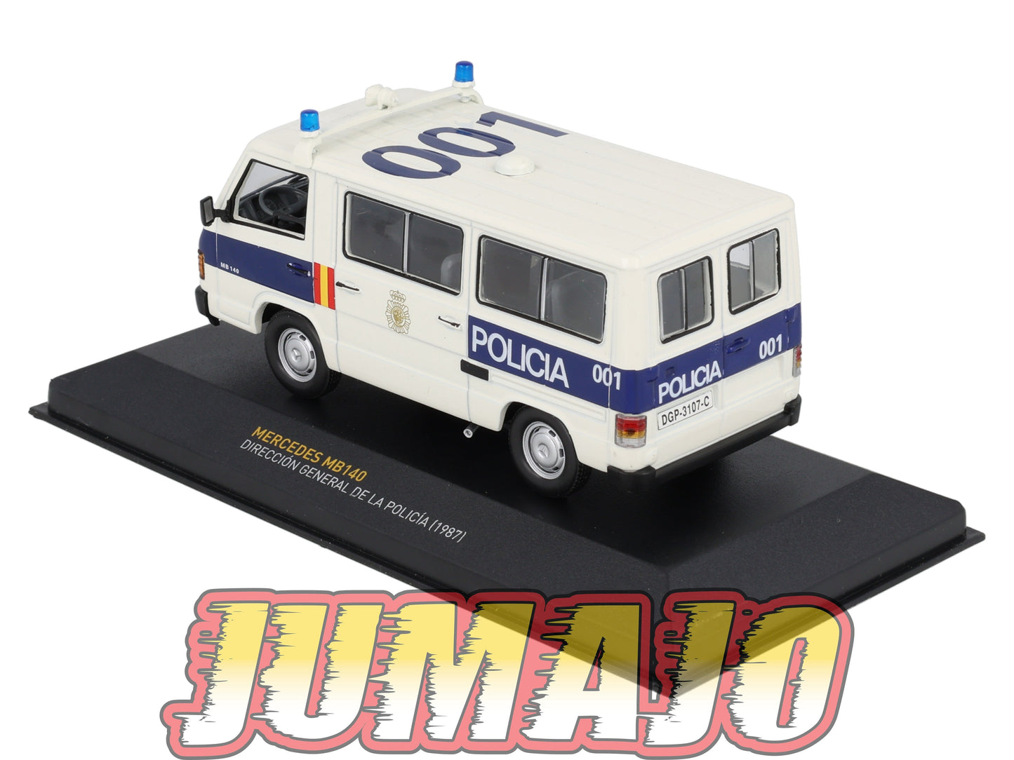 POS407 voiture 1/43 IXO altaya POLICE Espagne MERCEDES MB140 POLICÍA 1987