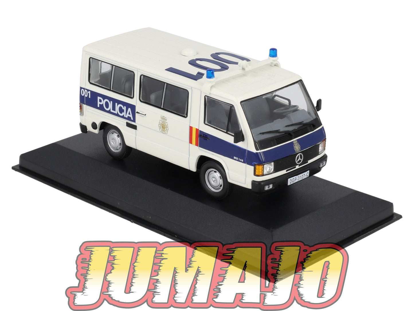 POS407 voiture 1/43 IXO altaya POLICE Espagne MERCEDES MB140 POLICÍA 1987