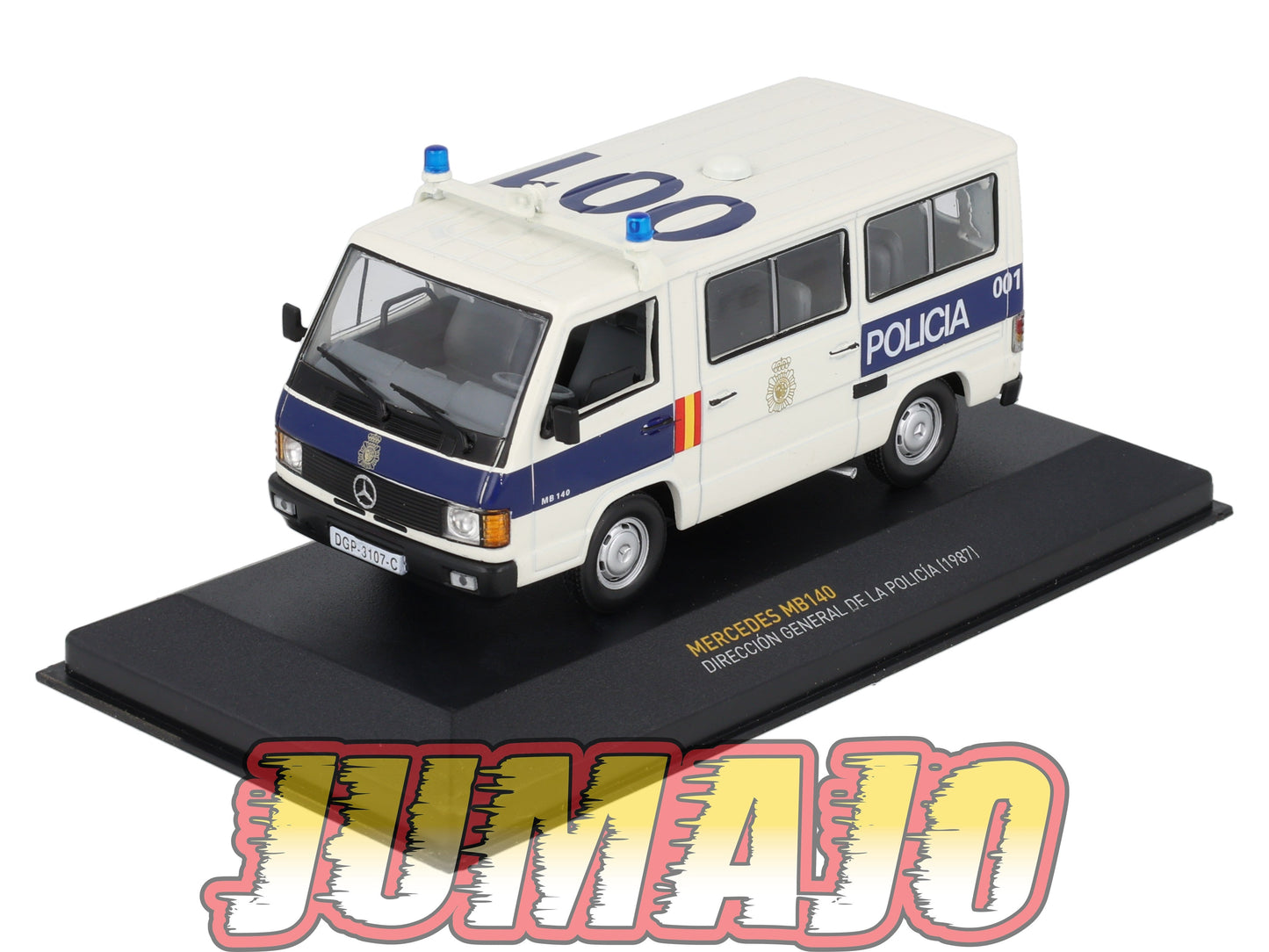POS407 voiture 1/43 IXO altaya POLICE Espagne MERCEDES MB140 POLICÍA 1987