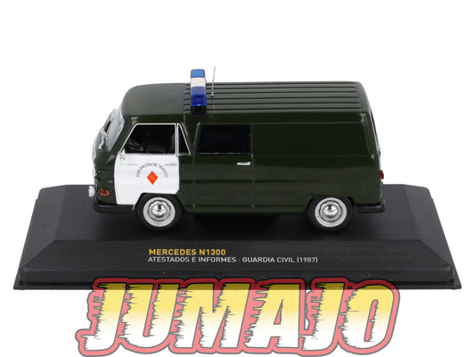 POS408 voiture 1/43 IXO altaya POLICE Espagne MERCEDES N1300 GUARDIA CIVIL 1987