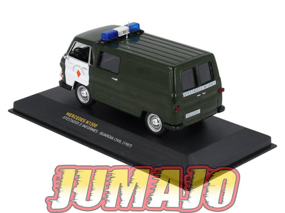 POS408 voiture 1/43 IXO altaya POLICE Espagne MERCEDES N1300 GUARDIA CIVIL 1987
