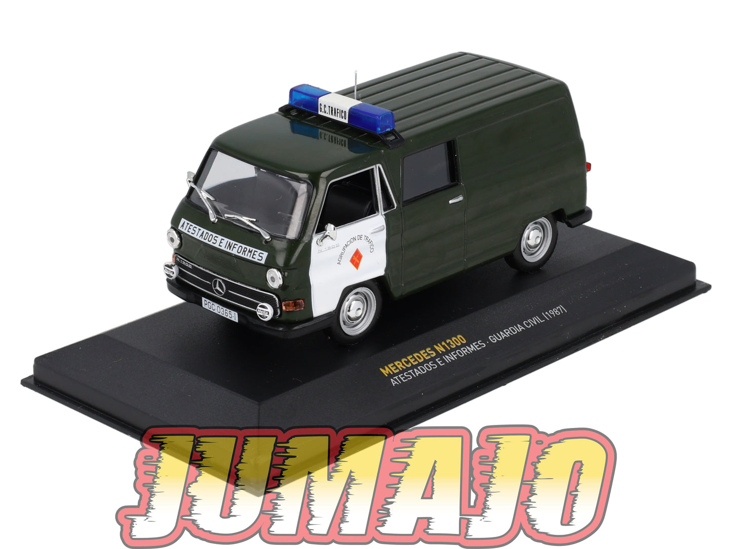 POS408 voiture 1/43 IXO altaya POLICE Espagne MERCEDES N1300 GUARDIA CIVIL 1987