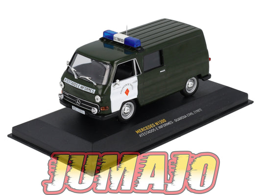 POS408 voiture 1/43 IXO altaya POLICE Espagne MERCEDES N1300 GUARDIA CIVIL 1987