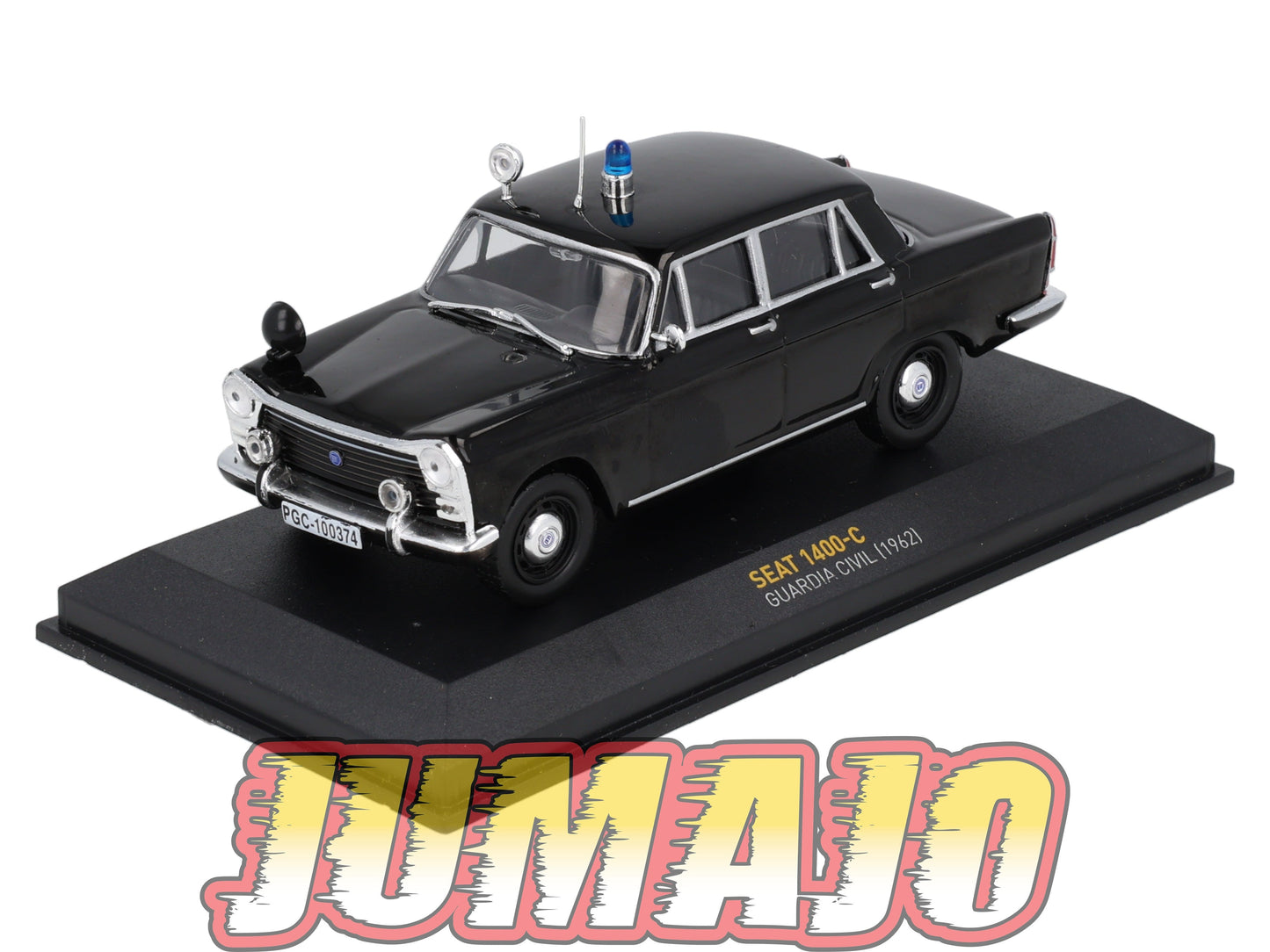 POS409 voiture 1/43 IXO altaya POLICE Espagne : SEAT 1400-C GUARDIA CIVIL 1962
