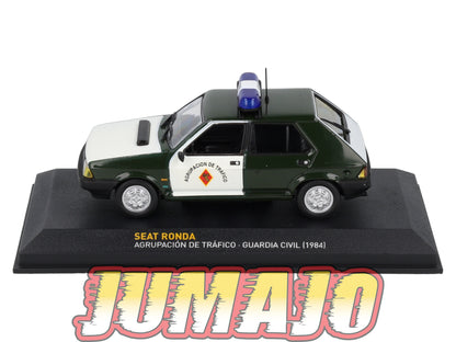 POS410 voiture 1/43 IXO altaya POLICE Espagne : SEAT RONDA GUARDIA CIVIL 1984
