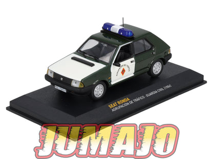 POS410 voiture 1/43 IXO altaya POLICE Espagne : SEAT RONDA GUARDIA CIVIL 1984