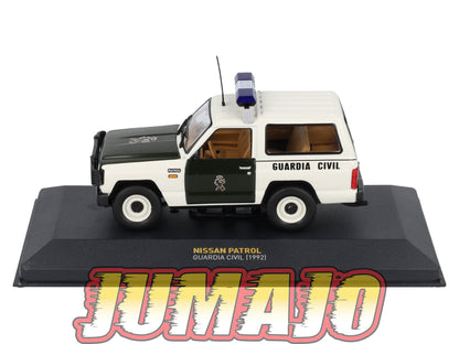 POS411 voiture 1/43 IXO altaya POLICE Espagne NISSAN PATROL GUARDIA CIVIL 1992