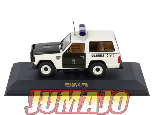 POS411 voiture 1/43 IXO altaya POLICE Espagne NISSAN PATROL GUARDIA CIVIL 1992
