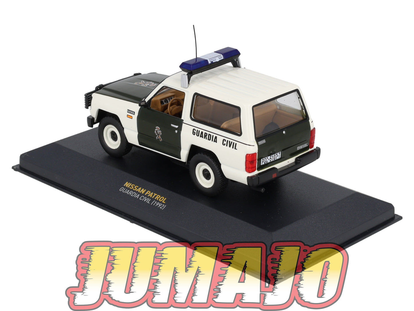 POS411 voiture 1/43 IXO altaya POLICE Espagne NISSAN PATROL GUARDIA CIVIL 1992