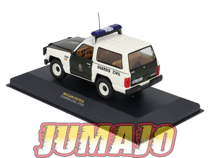POS411 voiture 1/43 IXO altaya POLICE Espagne NISSAN PATROL GUARDIA CIVIL 1992