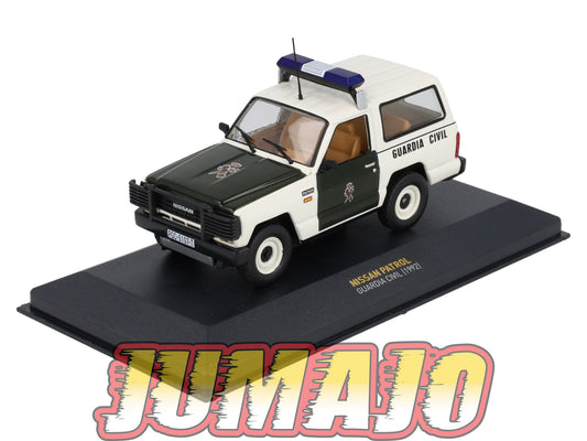 POS411 voiture 1/43 IXO altaya POLICE Espagne NISSAN PATROL GUARDIA CIVIL 1992