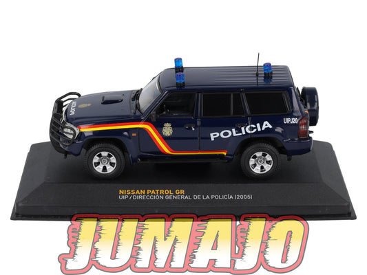 POS412 voiture 1/43 IXO altaya POLICE Espagne NISSAN PATROL GR UIP POLICÍA 2005