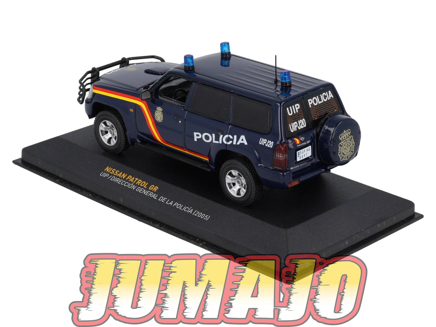 POS412 voiture 1/43 IXO altaya POLICE Espagne NISSAN PATROL GR UIP POLICÍA 2005