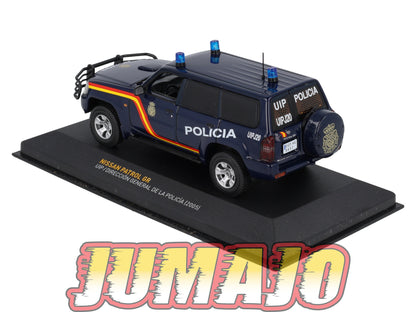 POS412 voiture 1/43 IXO altaya POLICE Espagne NISSAN PATROL GR UIP POLICÍA 2005