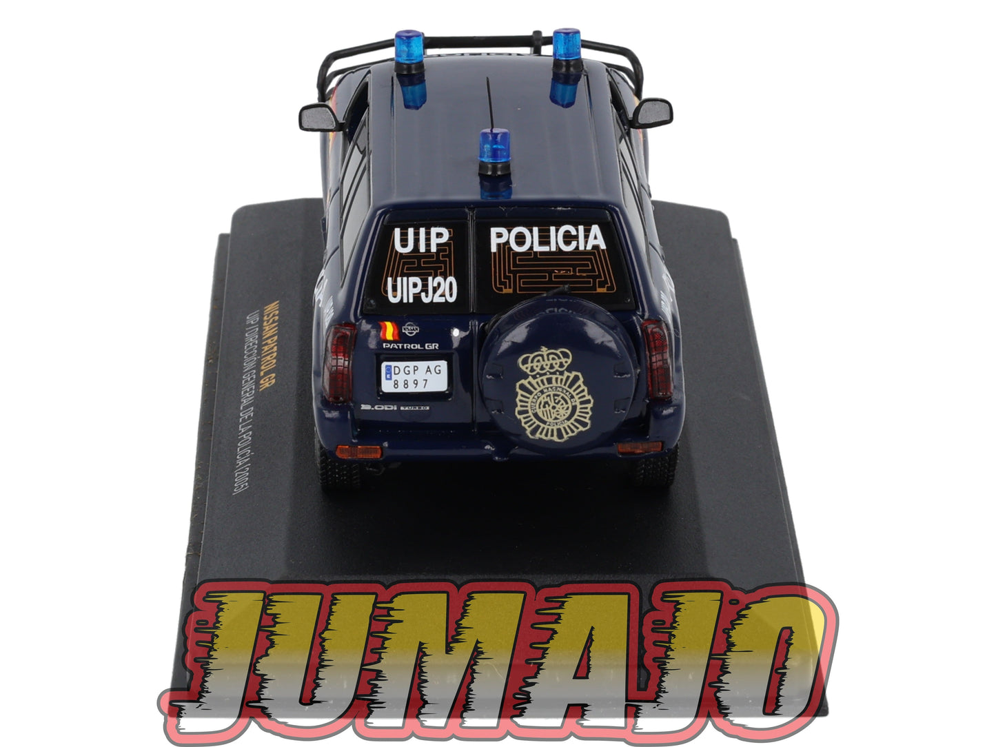 POS412 voiture 1/43 IXO altaya POLICE Espagne NISSAN PATROL GR UIP POLICÍA 2005