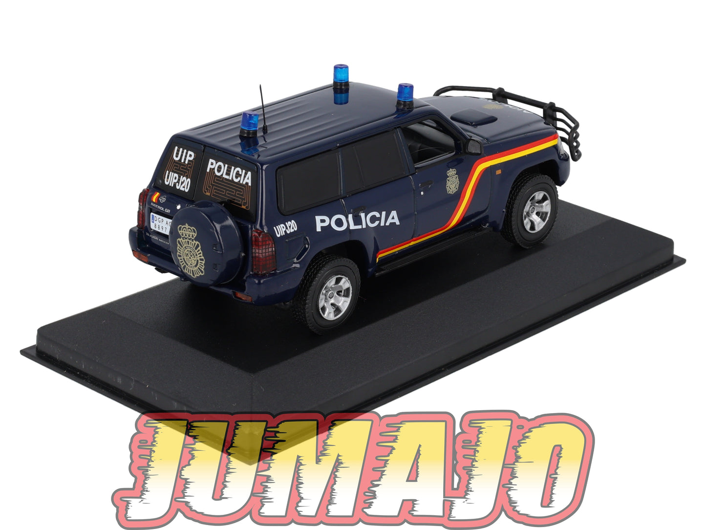 POS412 voiture 1/43 IXO altaya POLICE Espagne NISSAN PATROL GR UIP POLICÍA 2005