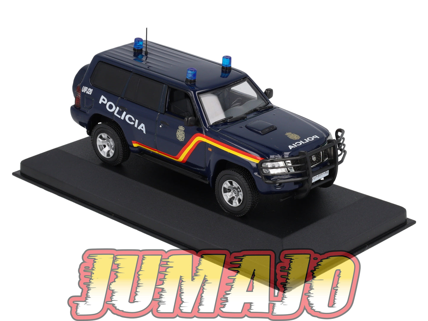 POS412 voiture 1/43 IXO altaya POLICE Espagne NISSAN PATROL GR UIP POLICÍA 2005