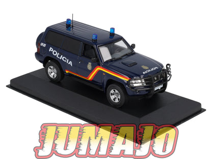 POS412 voiture 1/43 IXO altaya POLICE Espagne NISSAN PATROL GR UIP POLICÍA 2005