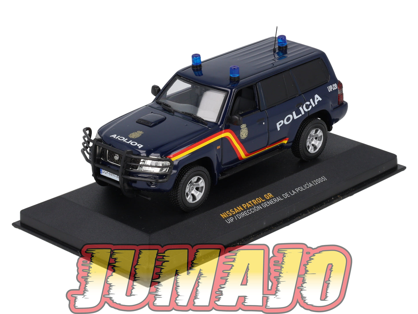 POS412 voiture 1/43 IXO altaya POLICE Espagne NISSAN PATROL GR UIP POLICÍA 2005