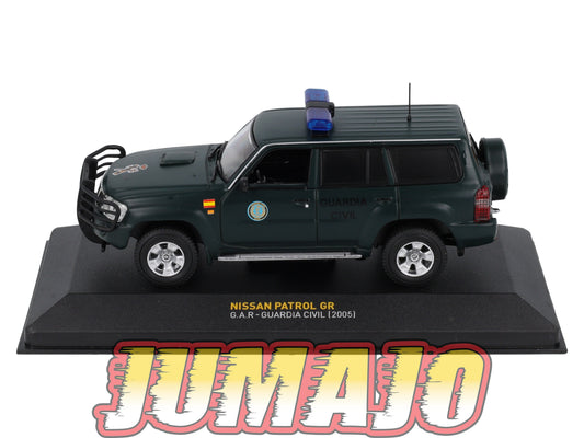 POS413 voiture 1/43 IXO altaya POLICE Espagne NISSAN PATROL GR G.A.R GUARDIA CIVIL 2005