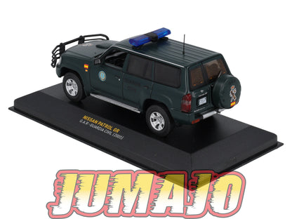 POS413 voiture 1/43 IXO altaya POLICE Espagne NISSAN PATROL GR G.A.R GUARDIA CIVIL 2005