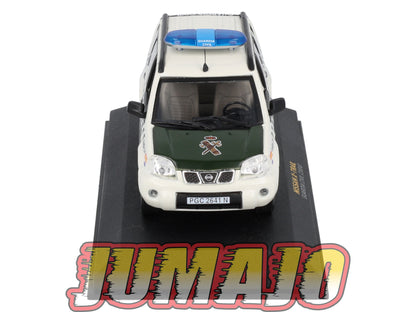 POS414 voiture 1/43 IXO altaya POLICE Espagne : NISSAN X-TRAIL GUARDIA CIVIL 2004