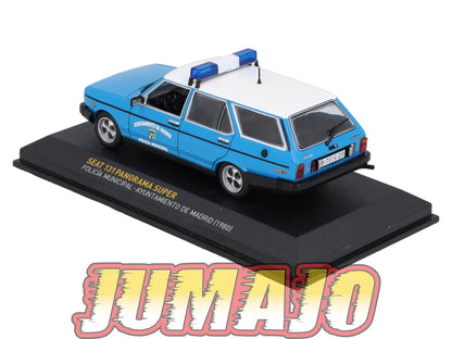 POS415 voiture 1/43 IXO altaya POLICE Espagne : SEAT 131 PANORAMA SUPER POLICÍA 1980