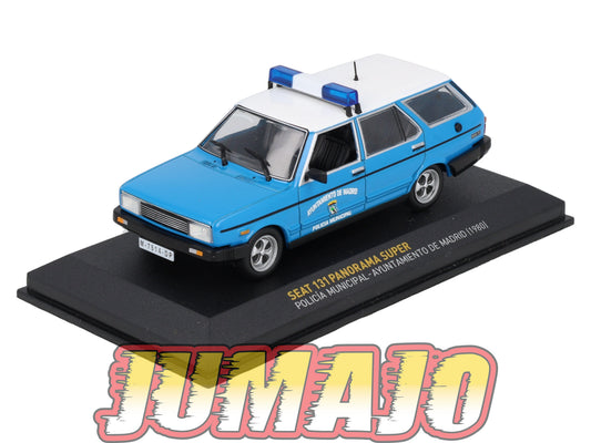 POS415 voiture 1/43 IXO altaya POLICE Espagne : SEAT 131 PANORAMA SUPER POLICÍA 1980