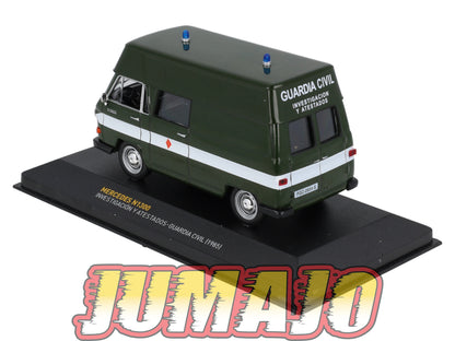 POS416 voiture 1/43 IXO altaya POLICE Espagne MERCEDES N1300 GUARDIA CIVIL 1985