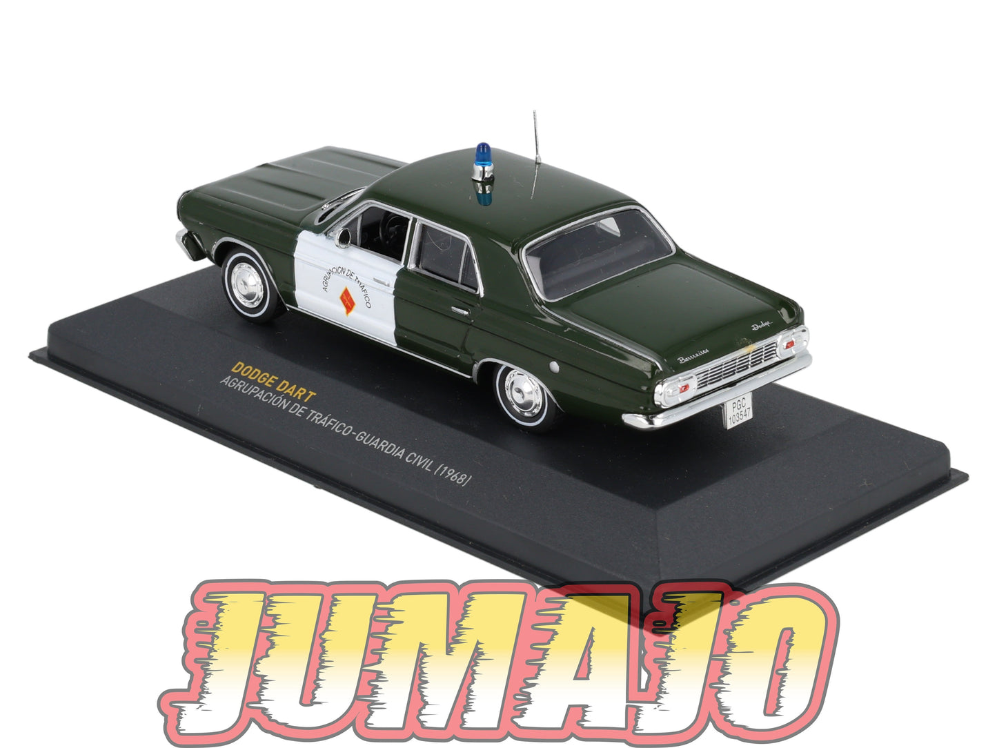 POS417 voiture 1/43 IXO altaya POLICE Espagne DODGE DART GUARDIA CIVIL 1968