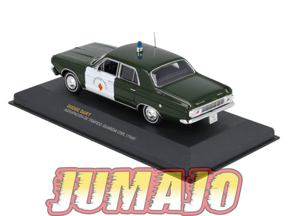 POS417 voiture 1/43 IXO altaya POLICE Espagne DODGE DART GUARDIA CIVIL 1968