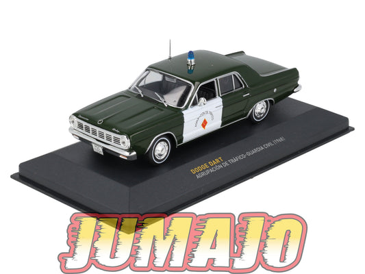 POS417 voiture 1/43 IXO altaya POLICE Espagne DODGE DART GUARDIA CIVIL 1968