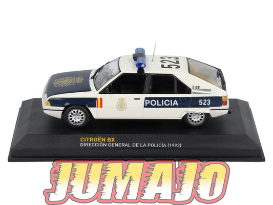 POS418 voiture 1/43 IXO altaya POLICE Espagne : CITROËN BX POLICÍA 1992