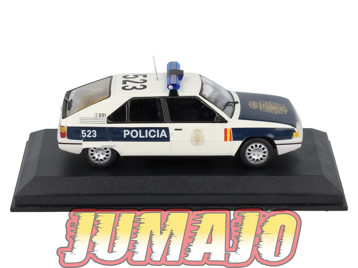 POS418 voiture 1/43 IXO altaya POLICE Espagne : CITROËN BX POLICÍA 1992