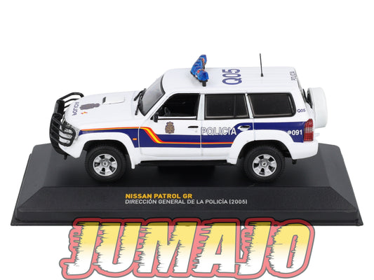 POS420 voiture 1/43 IXO altaya POLICE Espagne NISSAN PATROL GR POLICÍA 2005