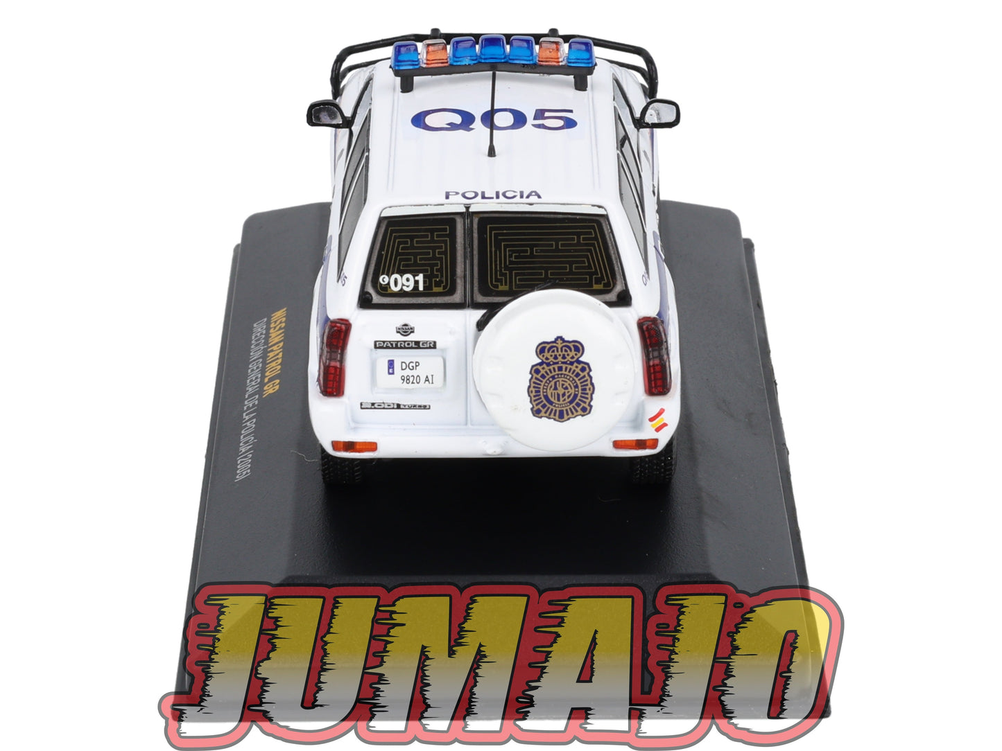 POS420 voiture 1/43 IXO altaya POLICE Espagne NISSAN PATROL GR POLICÍA 2005